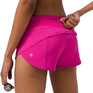 Lululemon - Speed Up Athletic Shorts - Pink - Women’s Size 8